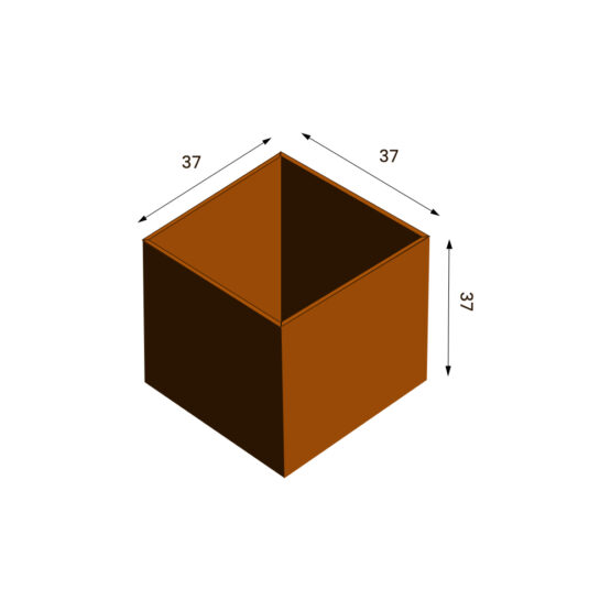 Petteri Wiimaa Jardinières en acier Corten Clara Set