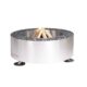 GrillSymbol Stainless Steel Fire Pit Luna Silver GrillSymbol Stainless Steel Fire Pit Luna Silver