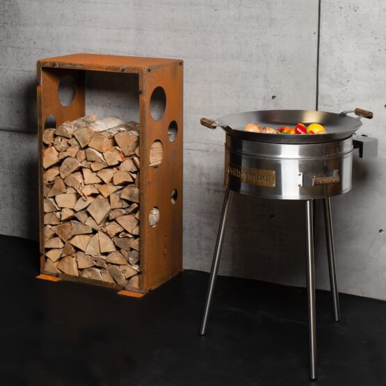 GrillSymbol Quemador de sartén wok PRO-545 inox, ø 54 cm