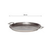 GrillSymbol Paella Pan FP-580 Expert, ø 58 cm