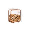 Grillsymbol Rangement de bois Ake 72*72 cm