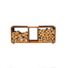 GrillSymbol Corten Steel Firewood Rack Enzo Rack-L