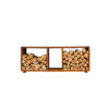 GrillSymbol Corten Steel Firewood Rack Enzo Rack-L