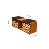 Grillsymbol Rangement de bois Enzo Rack-L