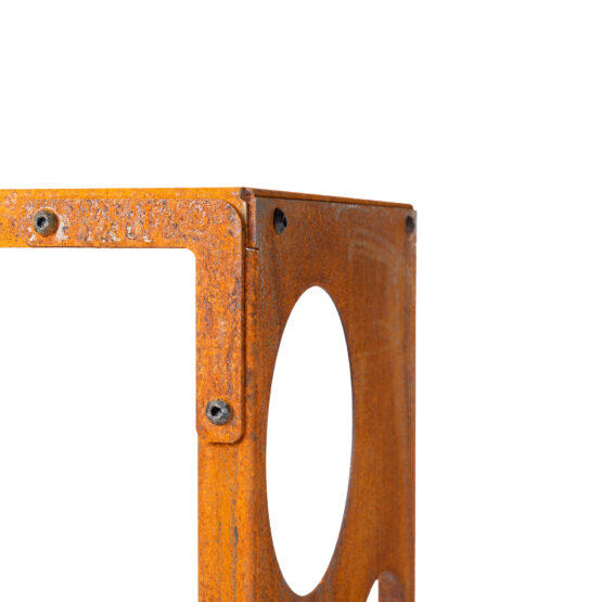 GrillSymbol Corten Steel Firewood Rack WoodStock-S 60*37*53 cm
