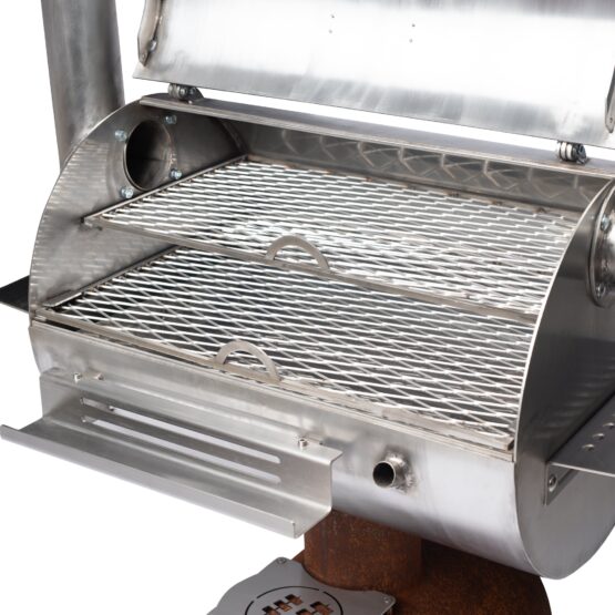 GrillSymbol BBQ Smoker Smoky Beast Silver