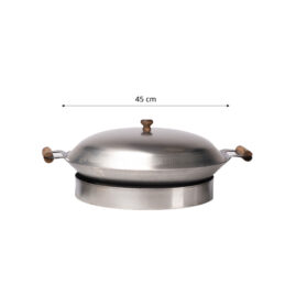 GrillSymbol Cataplana WS-450 inox CAT Pfanne + Adapter