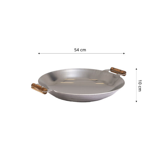 GrillSymbol Wokpfanne WP-545 inox, ∅ 54 cm