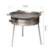 GrillSymbol Paella Cooking Set Basic-960, ø 96 cm