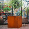 GrillSymbol Corten Steel Planters Set of 3 Large Clara