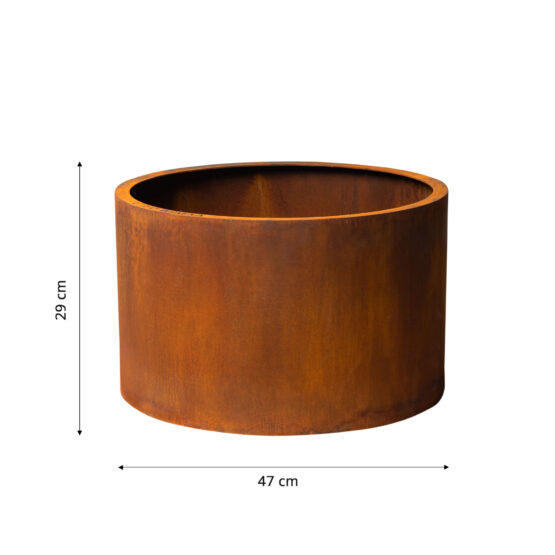 GrillSymbol Corten Steel Planter Meri-S