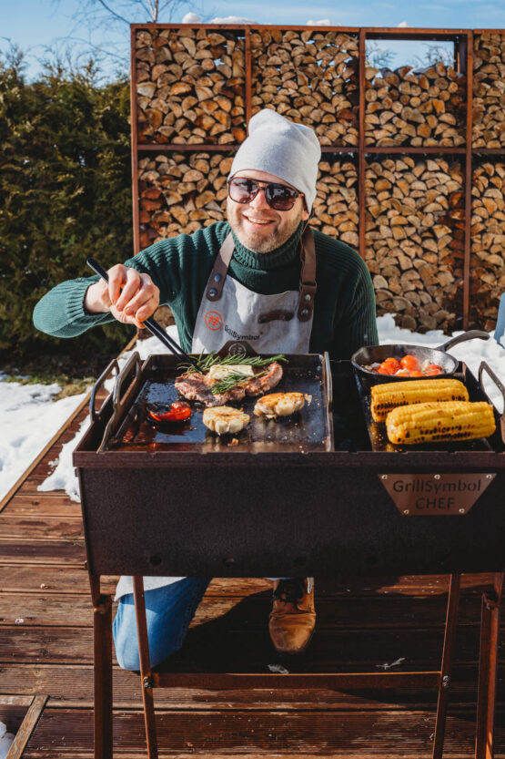 GrillSymbol Holzkohlegrill Naked Chef XS