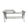 GrillSymbol stainless steel Side Table for Pizza Oven Baso-inox-XL