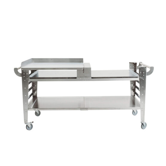 GrillSymbol stainless steel Side Table for Pizza Oven Baso-inox-XL