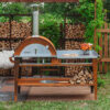 GrillSymbol Wood Fired Pizza Oven with Stand and Side Table Pizzo-XL-Set