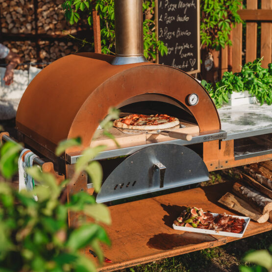 GrillSymbol Four à pizza avec Support Pizzo-XL-Set SUPER PRIX