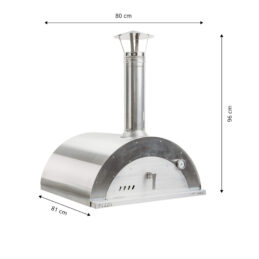 GrillSymbol holzbefeuerter Pizzaofen Pizzo-inox