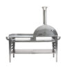 GrillSymbol Pizzo-XL-Set-inox: Pizzaofen mit dem groβen Untergestell