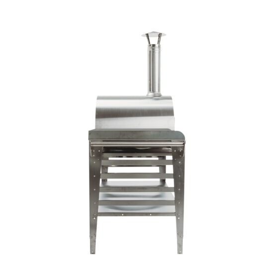 GrillSymbol Pizzo-XL-Set-inox: Pizzaofen mit dem groβen Untergestell