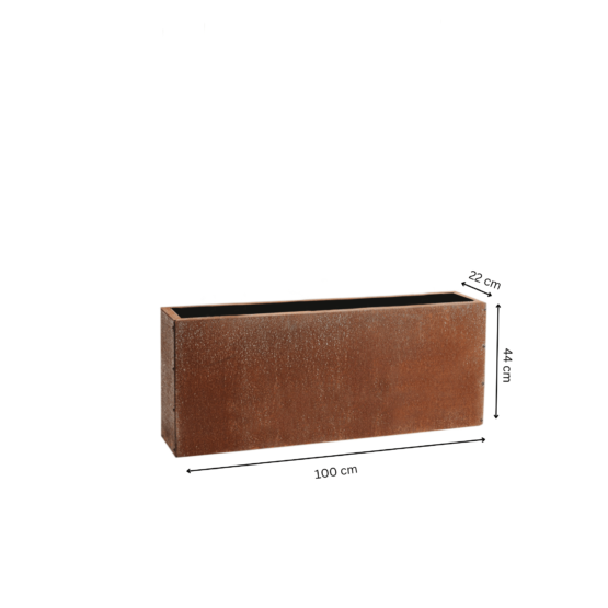 Petteri Wiimaa Jardinière en acier Corten Lilly-S