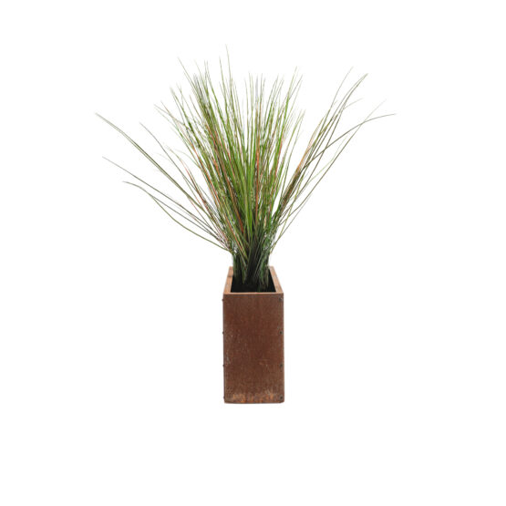 GrillSymbol Corten Steel Planter Lilly-S, 100x22x40 cm