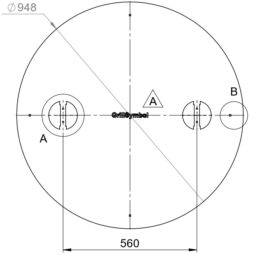 GrillSymbol Lid for Fire Pit Lucas