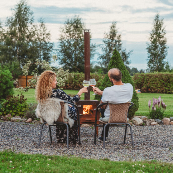 GrillSymbol Chimenea-estufa de leña Amigo