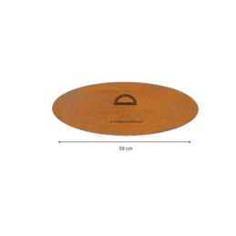 GrillSymbol Lid for Fire Pit Lucas Mini