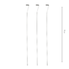 GrillSymbol Skewers 3 pcs x 77 cm