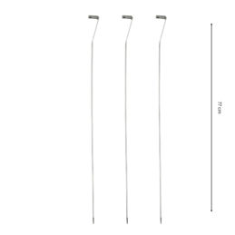 GrillSymbol Brochetas 77 cm x 3 pzas