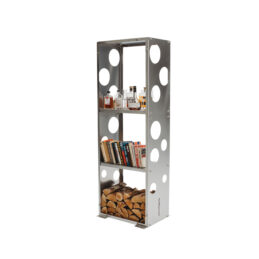 GrillSymbol Stainless Steel Firewood Rack WoodStock L 60*37*170 cm