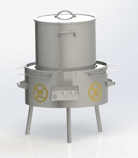 GrillSymbol Soup Station with Gas Burner 70 L