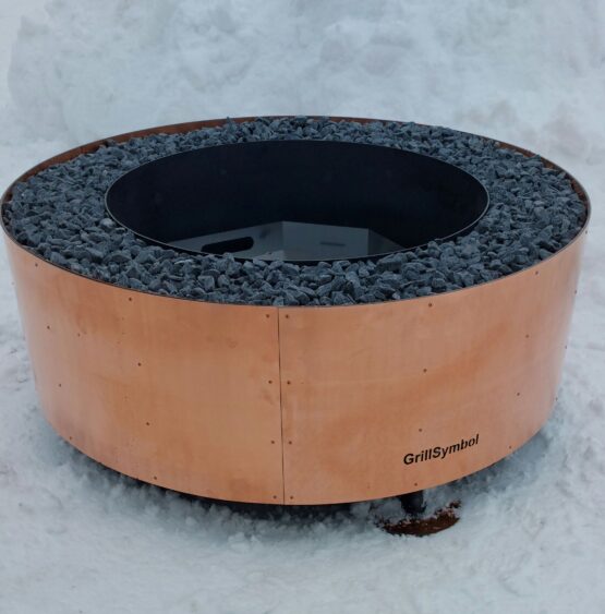 GrillSymbol Foyer inox Luna-Copper ø 119 cm