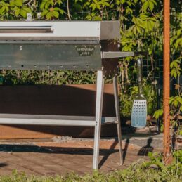 GrillSymbol Charcoal Grill Chef Silver