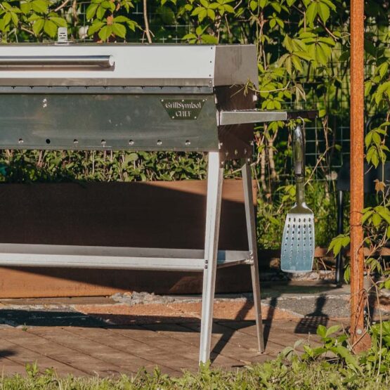 GrillSymbol Holzkohlegrill Chef Silver