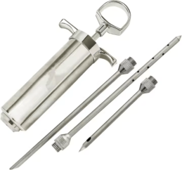 GrillSymbol Inyector de carne + 3 agujas (Wing design)