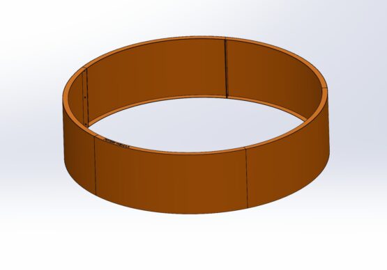 Petteri Wiimaa Corten Planter-Fire Pit Base, H50 cm, ø 200 cm