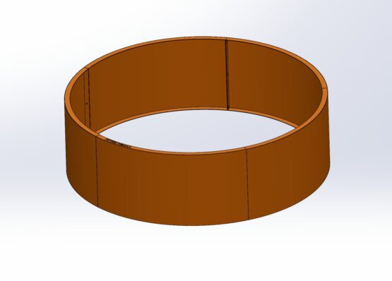 Petteri Wiimaa Corten Planter-Fire Pit Base, H60 cm, ø 200 cm