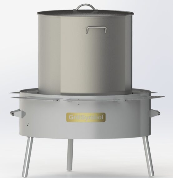 GrillSymbol Station de soupe avec brûleur à gaz 160 L