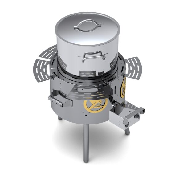 GrillSymbol Suppenkessel mit Gasbrenner Soup Station, 36 L