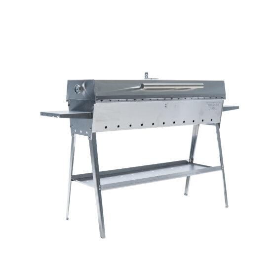GrillSymbol Barbacoa de carbón Chef XL Silver