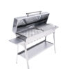 GrillSymbol Barbacoa de carbón Chef XL Silver