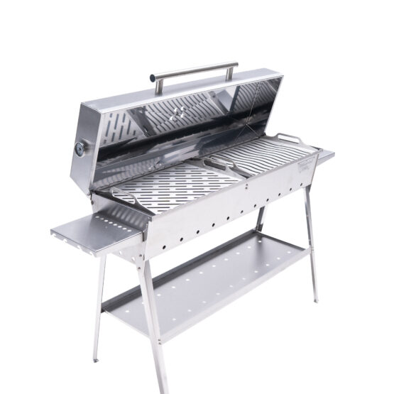 GrillSymbol Barbacoa de carbón Chef XL Silver