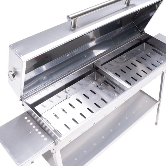 GrillSymbol Barbacoa de carbón Chef XL Silver