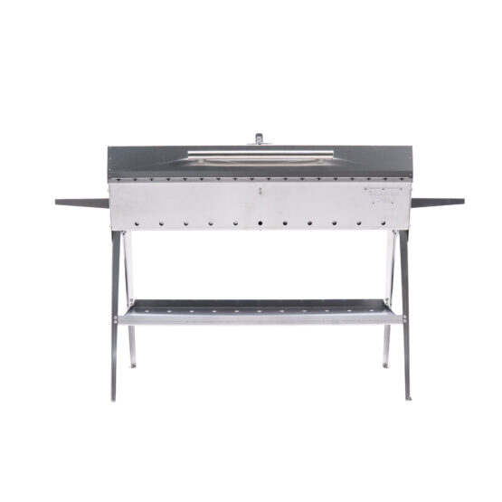 GrillSymbol Barbacoa de carbón Chef XL Silver