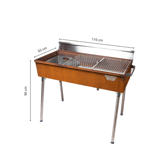 GrillSymbol Naked Chef XXL charcoal grill