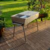 GrillSymbol Holzkohlengrill Naked Chef XXL Silver