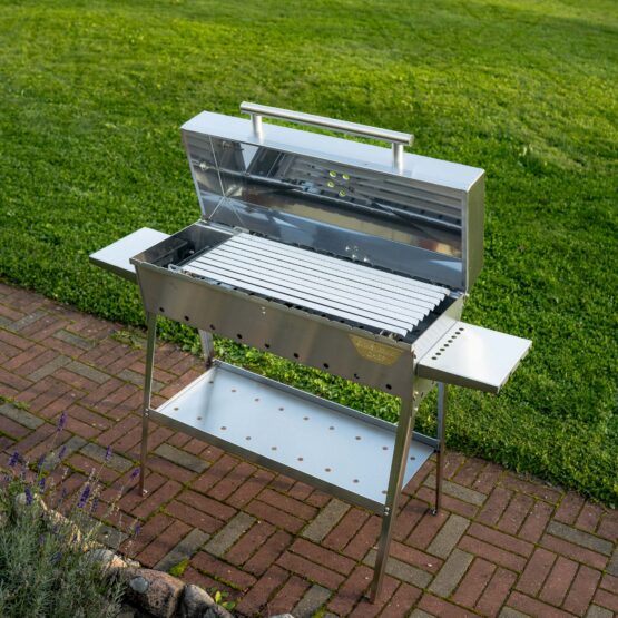 GrillSymbol Barbacoa de carbón Chef Silver