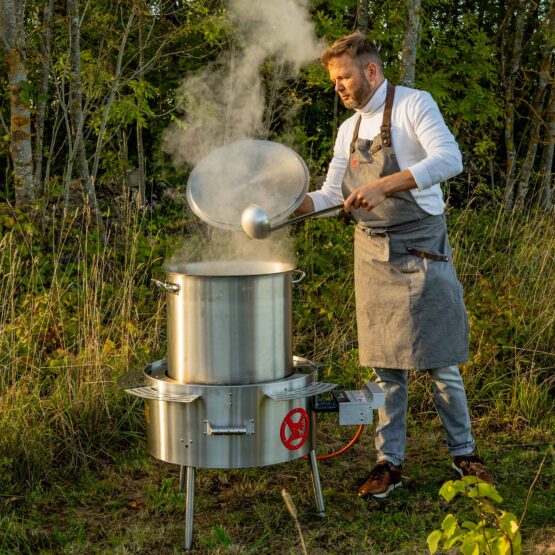 GrillSymbol Soup Station with Gas Burner 70 L