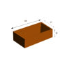 GrillSymbol Corten Steel Planter Aura
